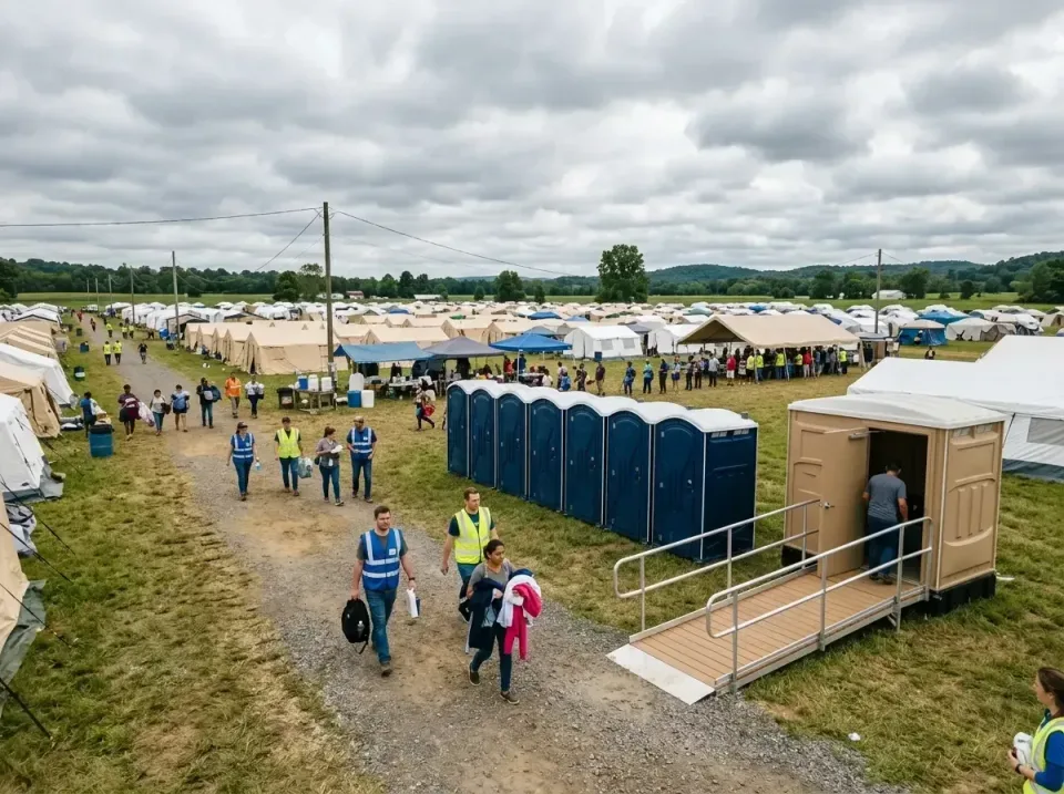 disaster-relief-camp-restrooms-010 — frequently asked questions, Dumpster & Portable Bathrooms Rental in Potterville, MI